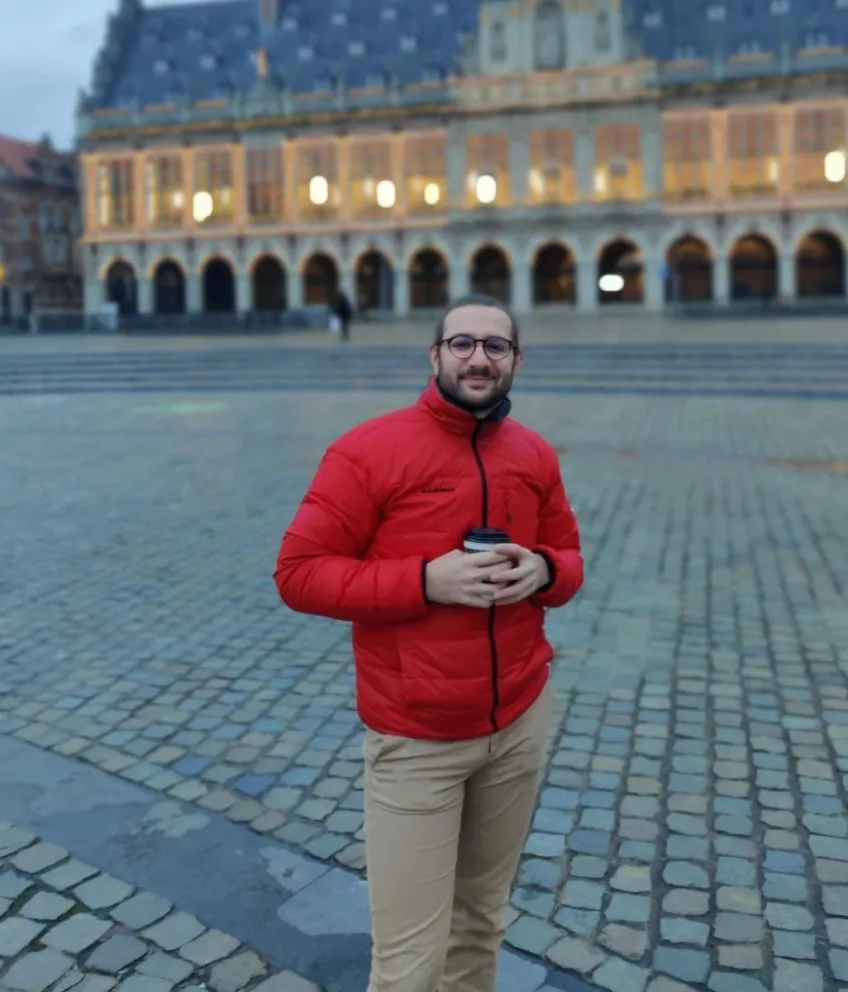 Ezequiel de la Rosa, en Europa, durante su actual etapa como investigador postdoctoral en la Universidad de Zúrich. Foto (Gentileza Ezequiel)