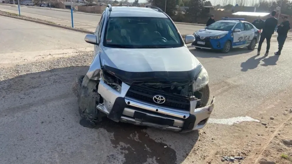 Esta alcoholemia fue detectada luego de que el conductor choque. (Foto Centenario Digital)