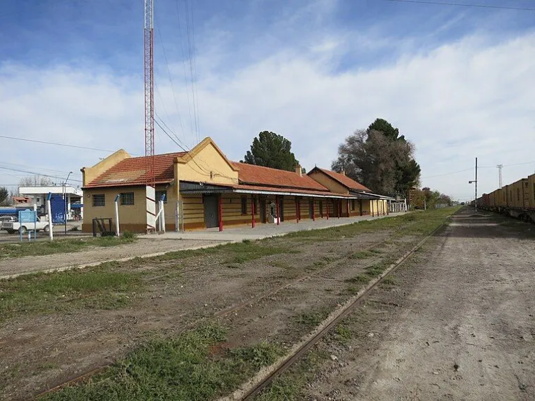 La Estaci&oacute;n de Trenes, hoy casa de la biblioteca. Foto (archivo)