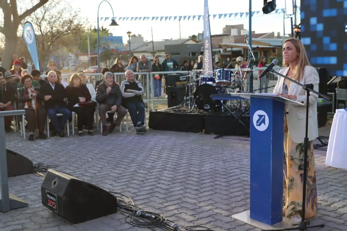 La intendenta estuvo al frente del acto. Foto: (Tania Domenicucci)