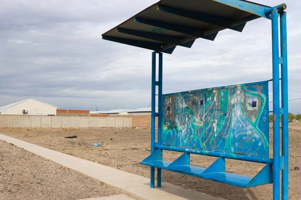 Parte del predio donde se espera finalizar las 196 viviendas. Foto: (Tania Domenicucci)