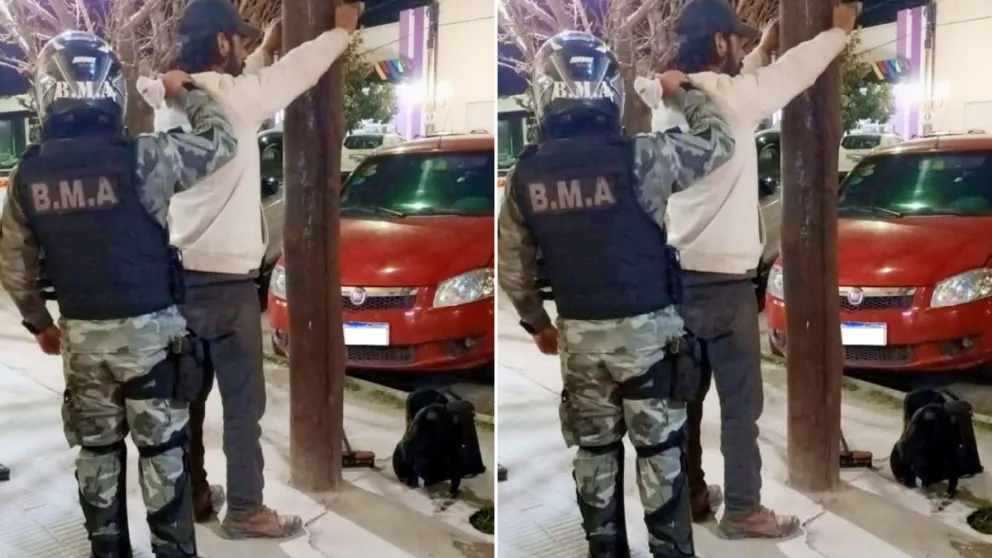 Ante esta situación, el hombre fue trasladado a la Comisaría Quinta. (Foto gentileza)