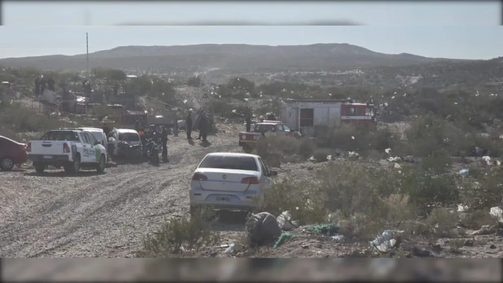 El sector donde se desató el incendio. Foto: gentileza