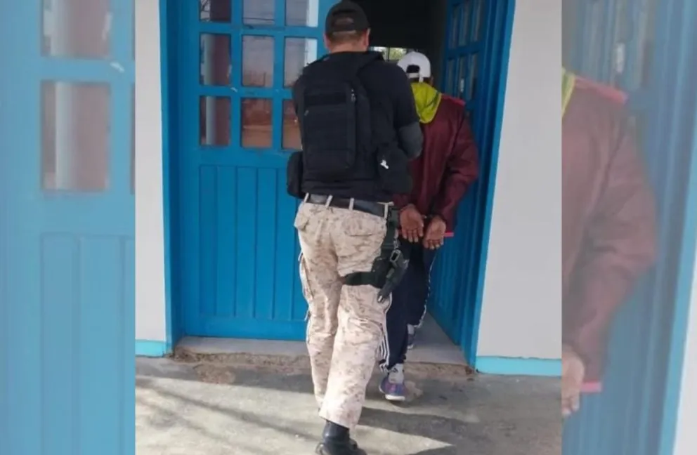 El hombre fue detenido durante una recorrida de prevención realizada por la Brigada Rural de General Roca. Foto (Policía de Río Negro)