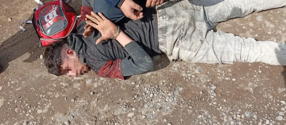 Un joven de 20 años fue el único involucrado en el hecho. Foto gentileza Policía de Río Negro.