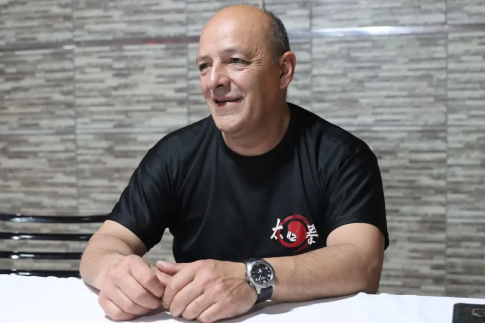 Daniel Rosas practicar Tai Chi Chuan desde el 2013. (Foto Tania Domenicucci)