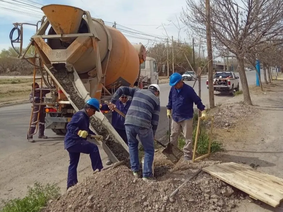 Comenzaron a realizar las primeras tareas en el sector. 