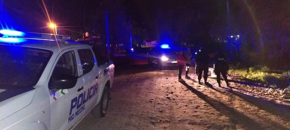 El procedimiento se realizó anoche en inmediaciones de Alta Barda. Personal policial secuestró un revólver calibre 22. Foto (Policía)