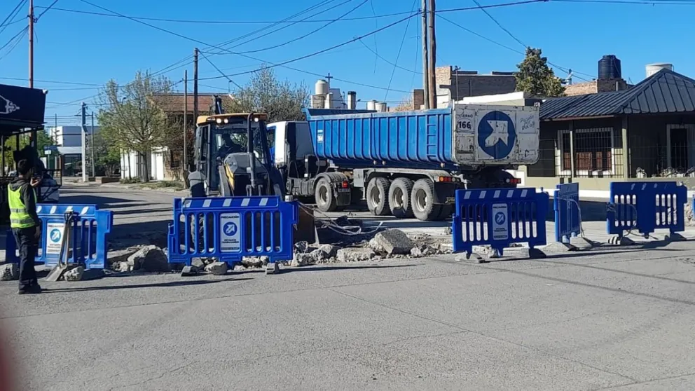 La interrupción del tránsito será por varios días. 