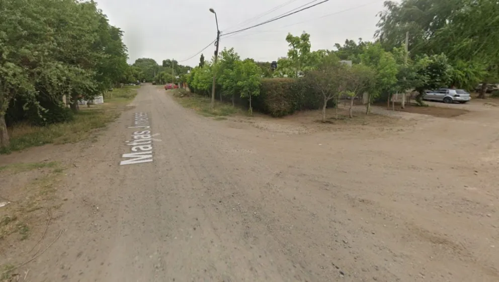 Calle Matías Jiménez, el sector del barrio que está afectado. 