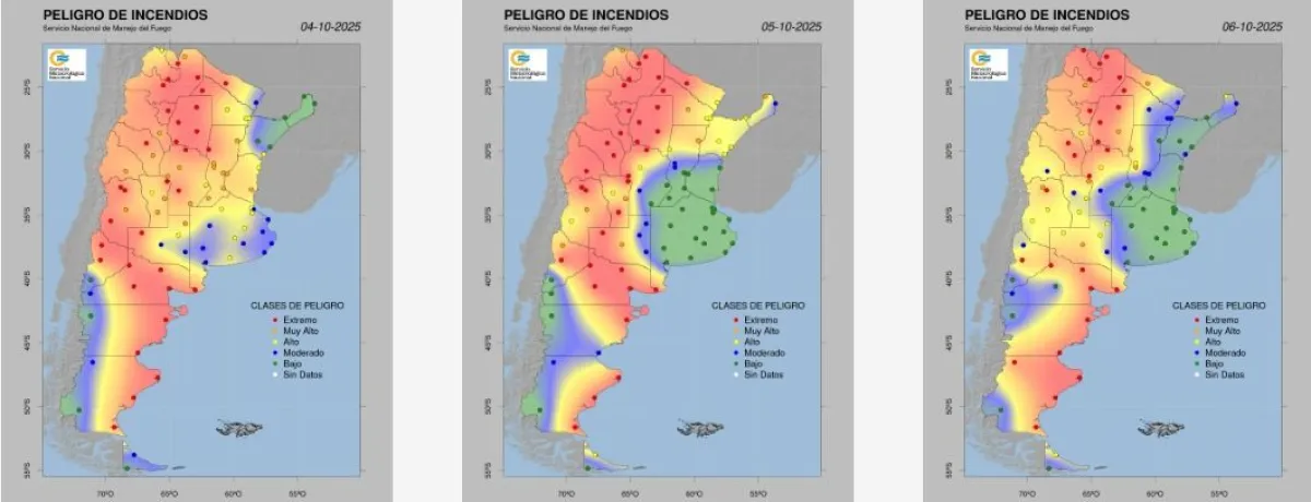 El reporte durante los &uacute;ltimos tres d&iacute;as.