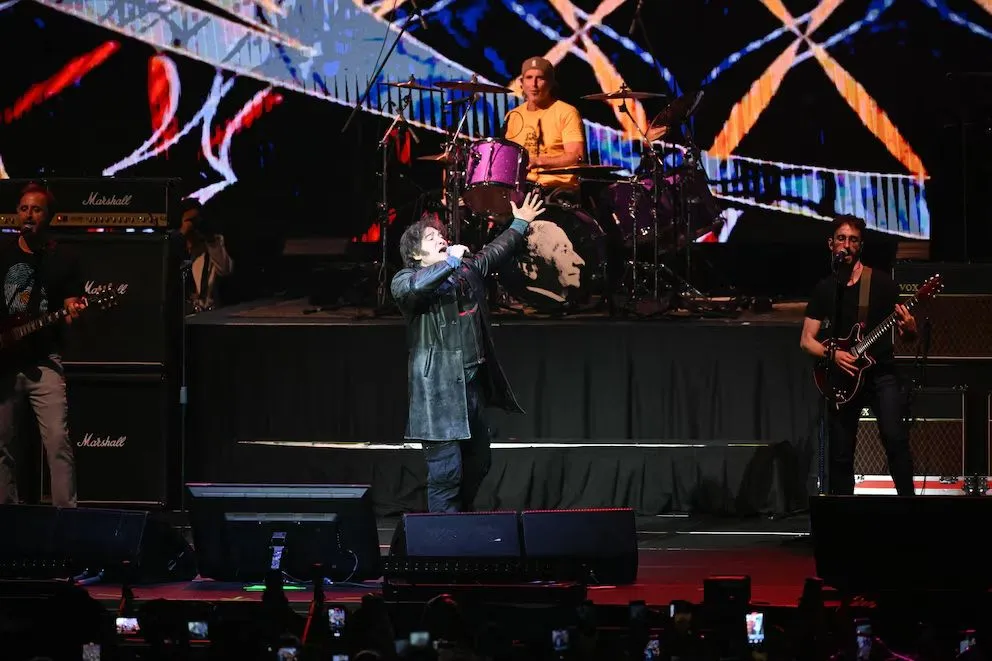 Javier Milei en el Movistar Arena.