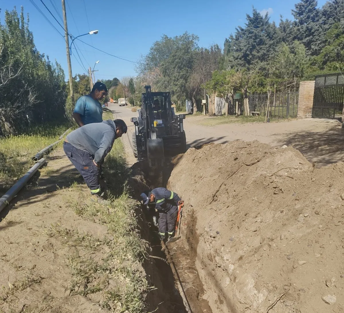 El proyecto contempla la instalaci&oacute;n de una cisterna de 75.000 litros de capacidad, que permitir&aacute; decantar el manganeso . Foto (ARSA)