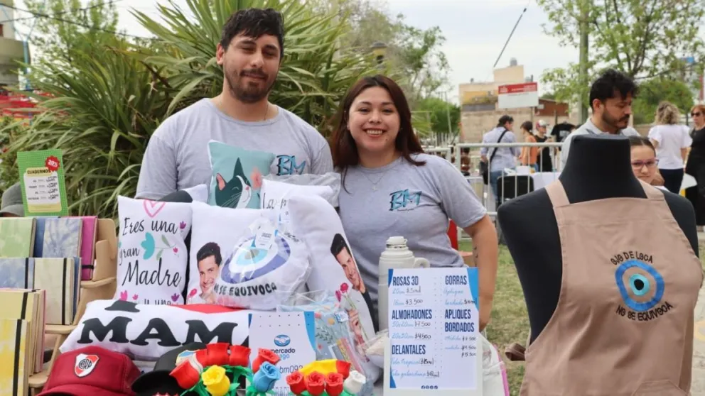 Más de 50 emprendedores participaron en el predio de la UNRN. (Foto: Tania Domenicucci)