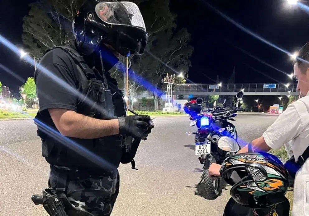 Los operativos policiales derivaron en la retención de motos por distintas infracciones a la normativa vigente. Foto: gentileza