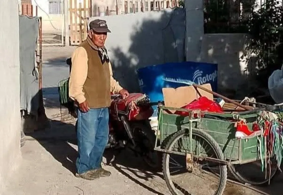 Agradeció la solidaridad de los vecinos y a todas las personas que lo recomendaron por su trabajo.