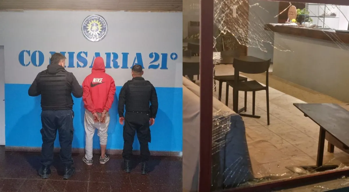 El hombre fue trasladado a la comisar&iacute;a tras ser detenido. 