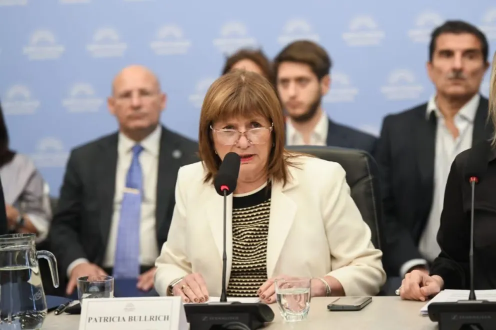 La ministra de Seguridad, Patricia Bullrich.