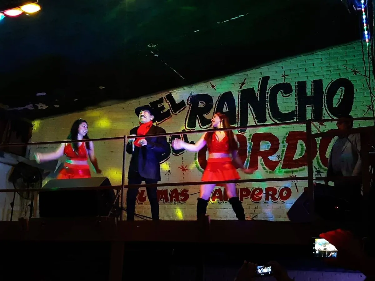 Una de las tantas presentaciones de Antonio Rios en el Rancho