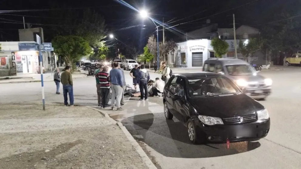 El siniestro fue en Rosario de Santa Fe y Villegas. Foto: Gentileza lector.