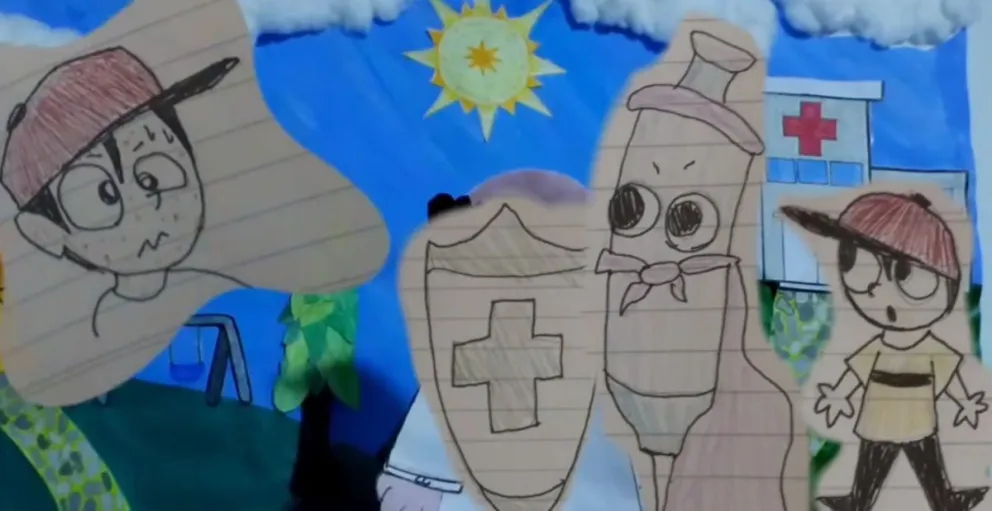 Se trata de una obra de títeres creada y editada por estudiantes del IUPA 