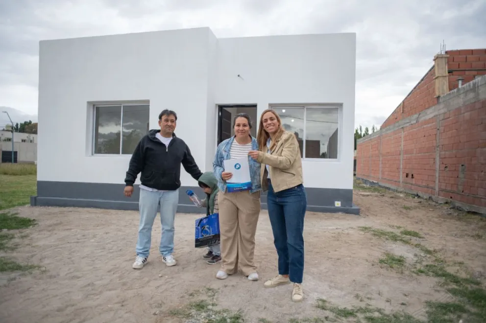 Laura Inés Méndez finalmente cumplió el sueño de la casa propia. (Foto gentileza)