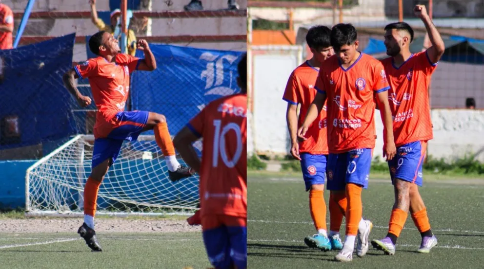 El Naranja festejó en su casa la clasificación en el Torneo Federal Amateur. Foto: Deportivo Roca