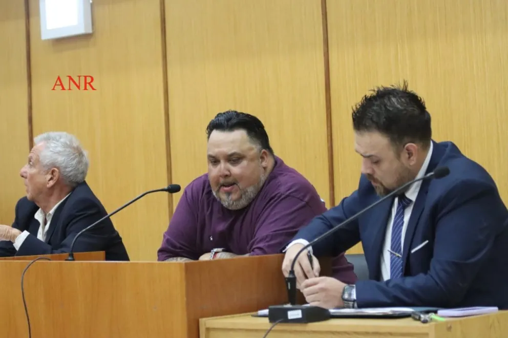 Cajarabilla en la audiencia convocada por la fiscalía para revisar sus medidas cautelares. Foto: Tania Domenicucci.