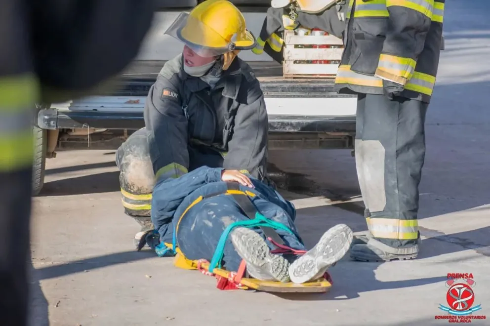 Habrá participación de bomberos con varios móviles y un gran operativo en Roca