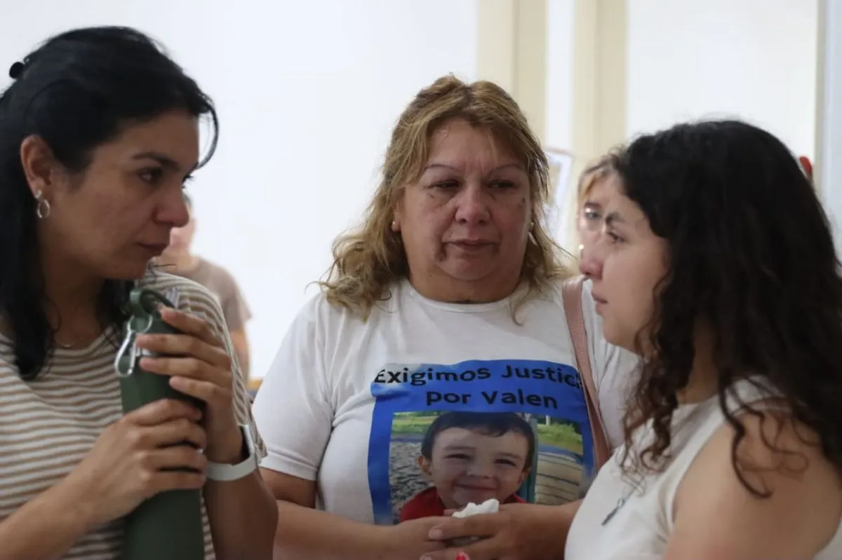 La mam&aacute; de Valent&iacute;n y su familia presenciaron la condena a Atencio Krausse- Foto: Tania Domenicucci-ANR