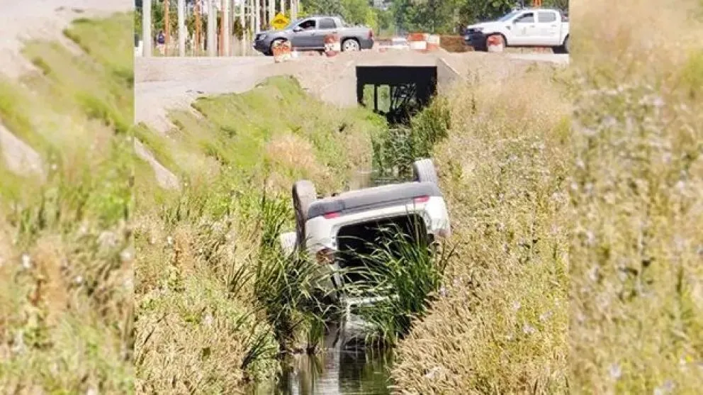 El accidente ocurrió sobre la calle Vélez Sarsfield. Foto gentileza