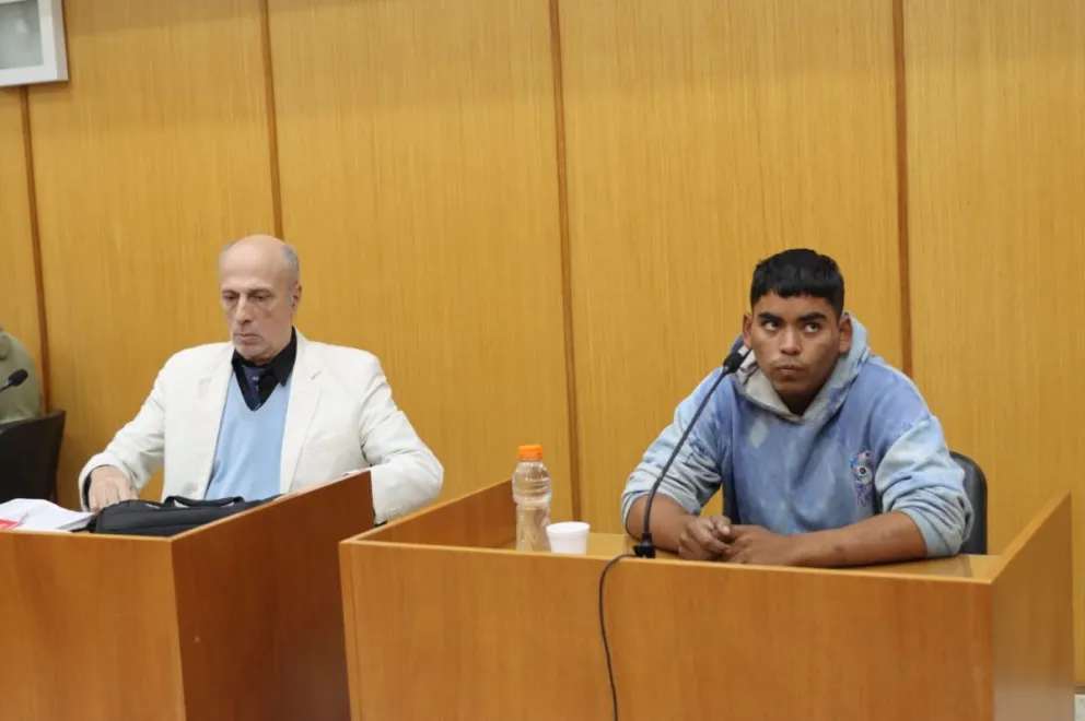 Claudio Andrés Morales durante la audiencia en la que el juez Julio Martínez Vivot dictó dos meses de prisión preventiva. Foto: Tania Domenicucci ANR