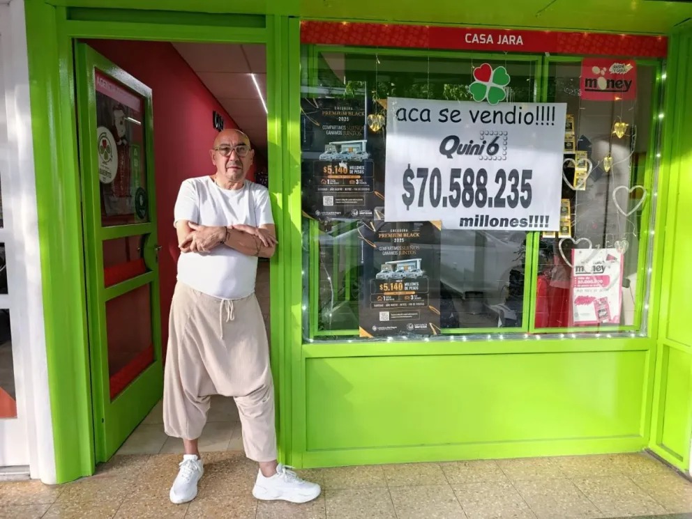 La agencia de lotería Casa Jara funciona en nuestra ciudad desde los años 30. Foto: Tania Domenicucci-ANR