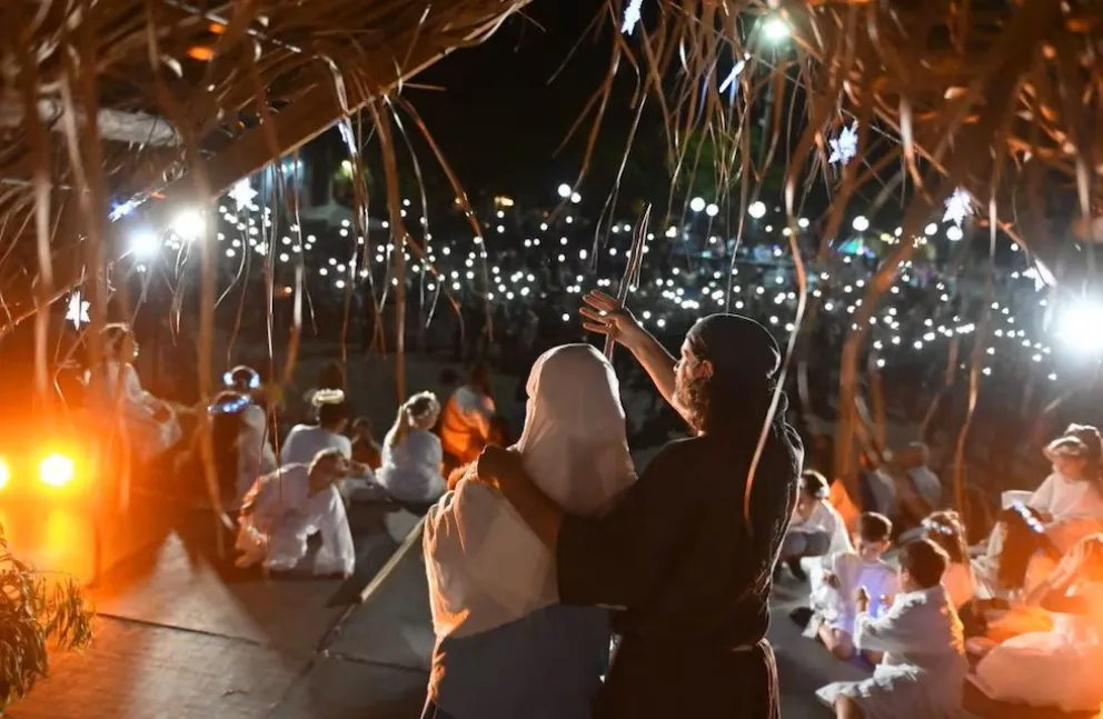 Jesús nacido en la intemperie y la sencillez: una imagen que acompaña el llamado de los obispos patagónicos a no celebrar la Navidad de espaldas a la realidad social. Foto: archivo ANR