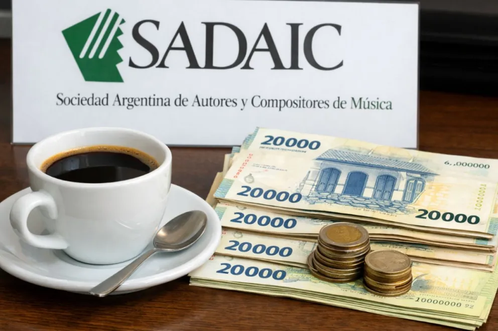 La condena judicial expresa la deuda en la unidad arancelaria de Sadaic, calculada en “cafés”, una referencia que permite actualizar el monto sin fijarlo en pesos. Foto: ilustración