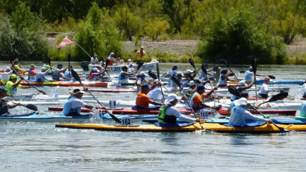 Serán 10 días de competencia sobre el río Negro. Foto: Provincia de Río Negro