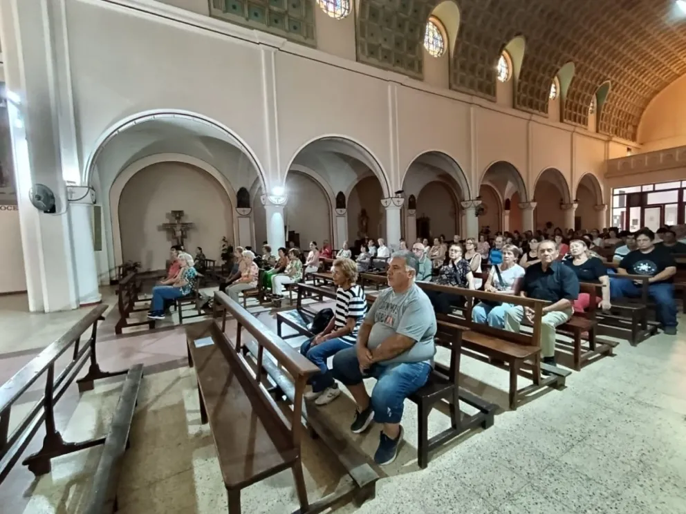 Una misa en memoria de una de las últimas voces de la edad de oro del tango. (Foto Tania Domenicucci)