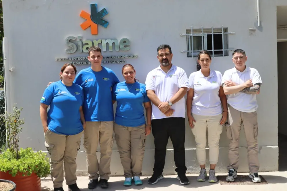 El equipo de trabajo está disponible todos los días del año para cuidar la salud de todos los Roquenses. Foto: Tania Domenicucci-ANR