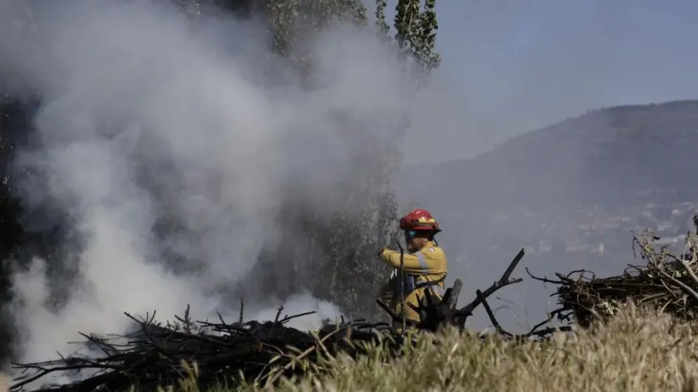 Combatientes del SPLIF se mantienen en alerta. Foto: Eugenia Neme.