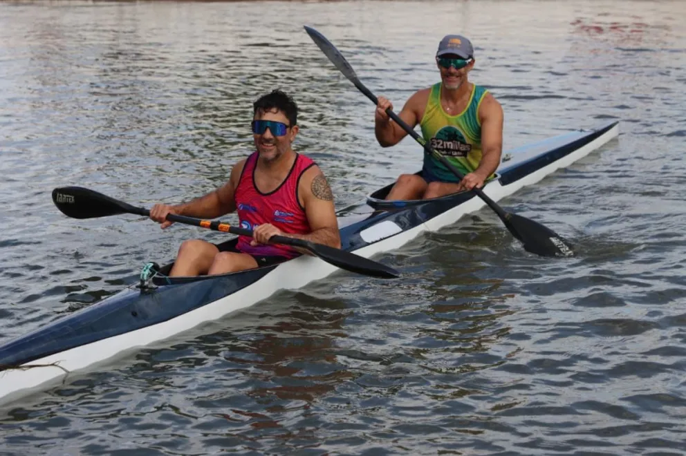 Este jueves la Regata del Río Negro los vuelve a encontrar el la línea de largada. (Foto Tania Domenicucci)