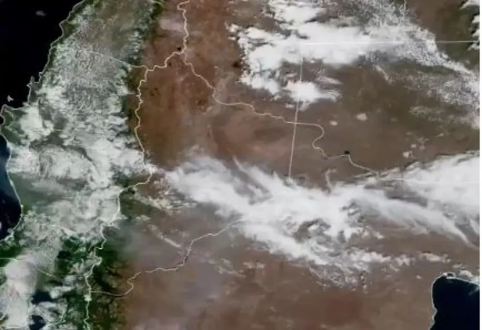 El viento empujó la columna hasta el Alto Valle. (Foto: Gentileza)