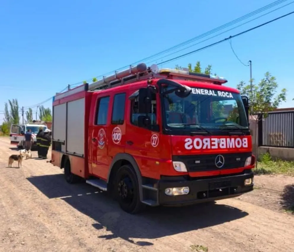 El nuevo camión autobomba que adquirió Bomberos Voluntarios en octubre del 2025. Foto: gentileza 