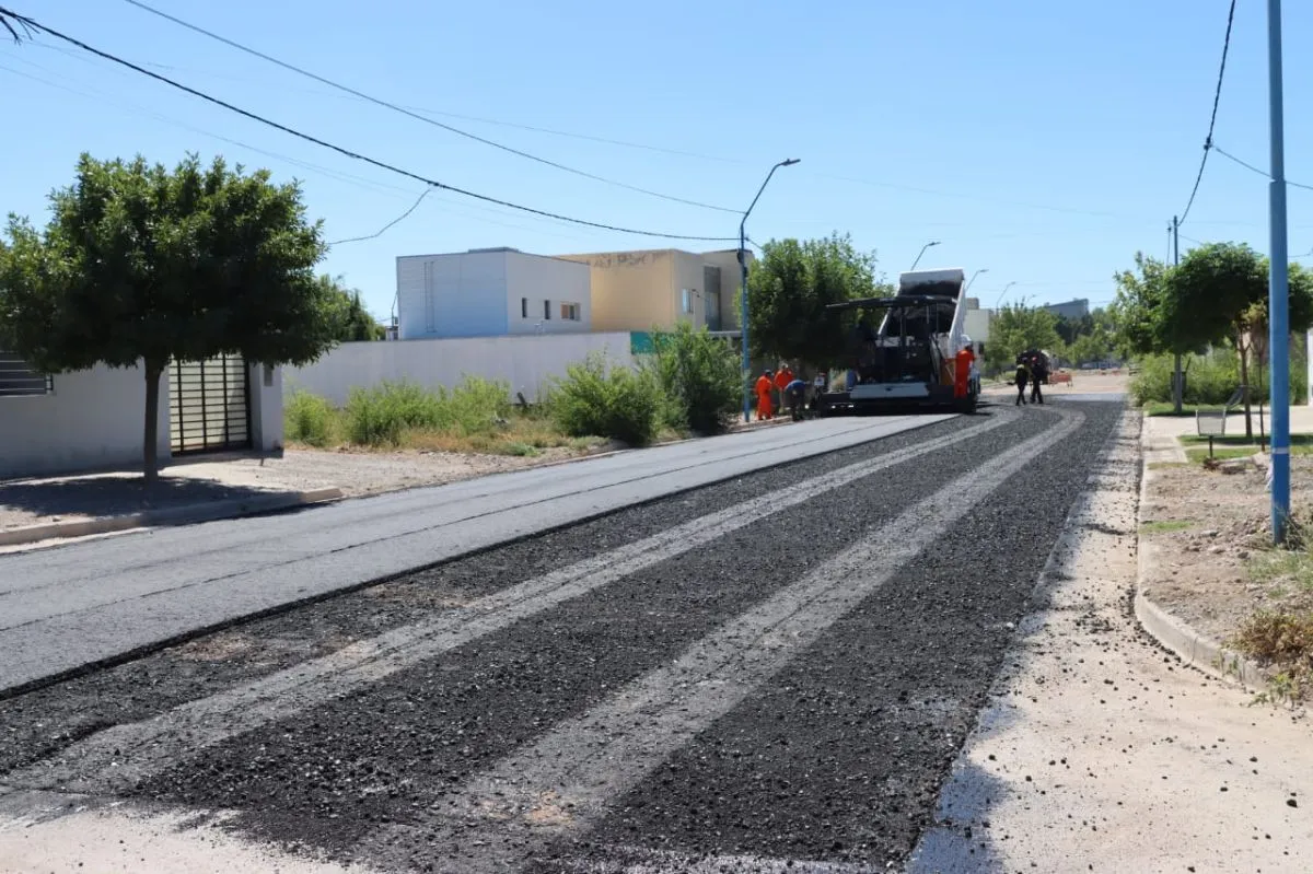 Se trata de pavimento flexible de 5 cm de espesor. Foto: Tania Domenicucci
