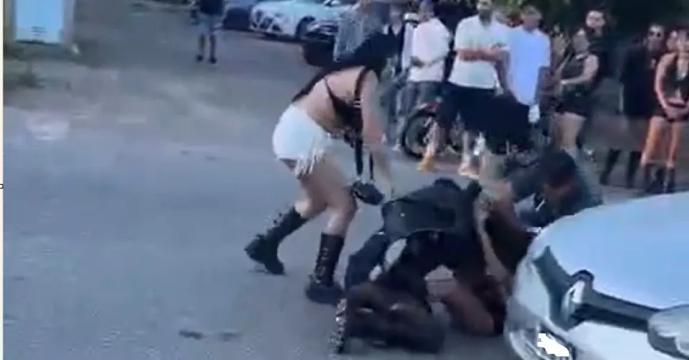 Parte de la agresión quedó registrada en un video que ya forma parte de la denuncia. Foto: gentileza lector ANR