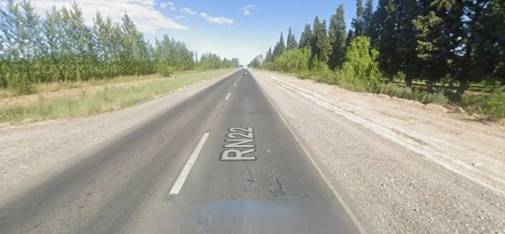 El vuelco ocurrió en la Ruta nacional 22, un kilómetro antes del destacamento de Guerrico. Foto: archivo