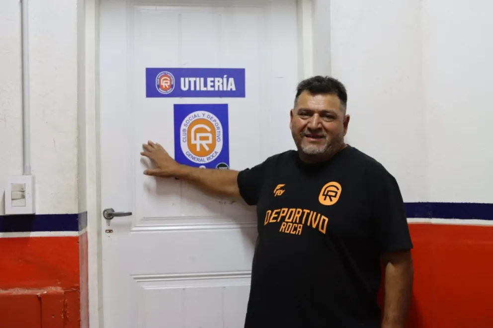 Llegó al club cuando el Deportivo Roca estaba en el Federal A. Foto: Tania Domenicucci - ANR