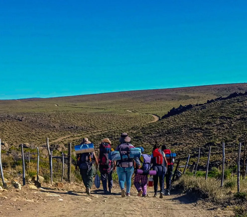 Este año fueron siete las mujeres que emprendieron la misión en la meseta rionegrina. Foto: Grupo Misioneros Cristo Resucitado
