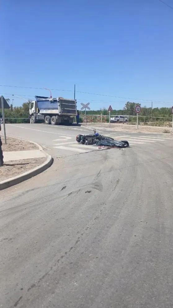 La víctima falleció en el lugar, como consecuencia del impacto. Foto gentileza