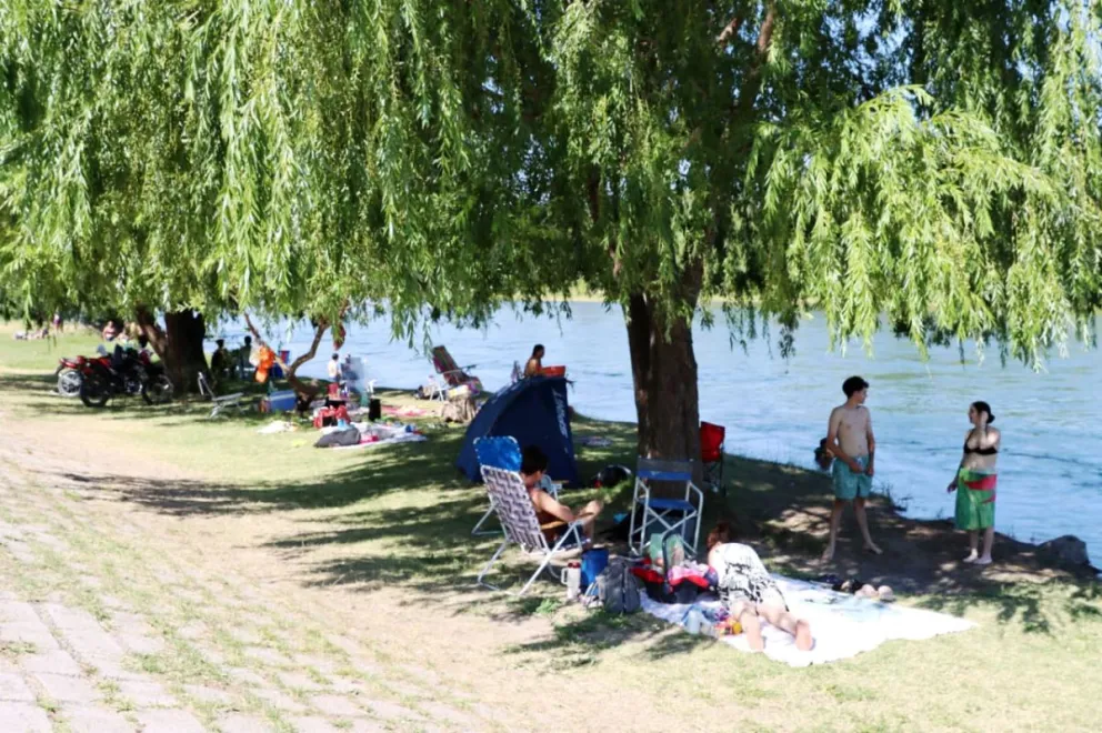 Para el lunes descenso de la temperatura y nuevamente pronóstico de lluvias. (Foto Tania Domenicucci)