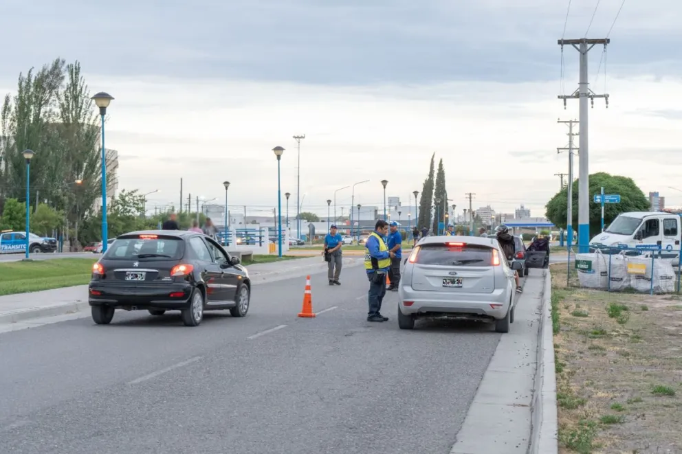 Los controles en Roca son rotativos. Foto: Municipio de Roca